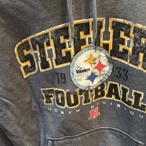 Two Steelers Men’s hoodies both size L - Picture 4 of 7